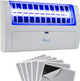 [Good] Awoco FT-1E36C-CRB 13W 100V-240V LED Wall Mount Sticky Fly Trap Lamp with 6 Glue Boards