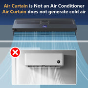 [Scratch] Awoco FM1509-BLK 36” Black Super Power 2 Speeds 1200 CFM Commercial Indoor Air Curtain, UL Certified, 120V Unheated with an Easy-Install Magnetic Switch
