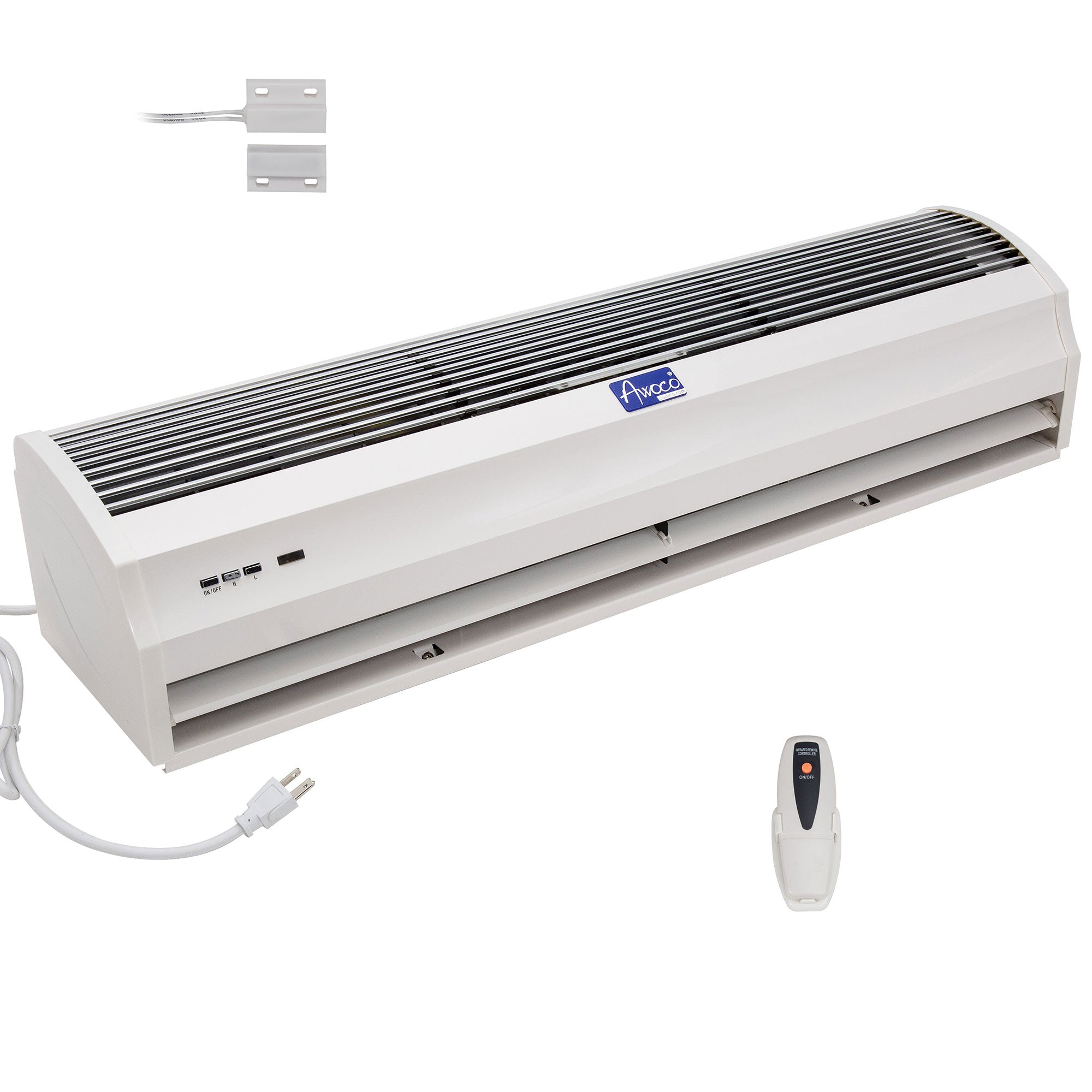 [Scratch] Awoco FM-1209T 36" Slimline 2 Speeds 1100 CFM Indoor Air Curtain, CE Certified, 120V Unheated with Remote Control and Magnetic Switch, Powerful, Quiet, Small Body, Light Weight