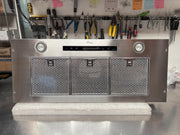 [Used] Awoco RH-IT06-R36 Ceiling Mount 14-1/2”D Super Quiet Split Stainless Steel Range Hood, 4-Speed, 800 CFM, Mesh Filters, Remote Control with 6” Blower