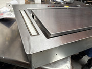 [Dent] Awoco AWC-RH-IT06-GV36 Flush Ceiling Mount Split Insert Range Hood with Voice, Gesture, Touch, Remote Controls, 4-Speed 800 CFM Stainless Steel Hood with 6” Round Vent LED Lights