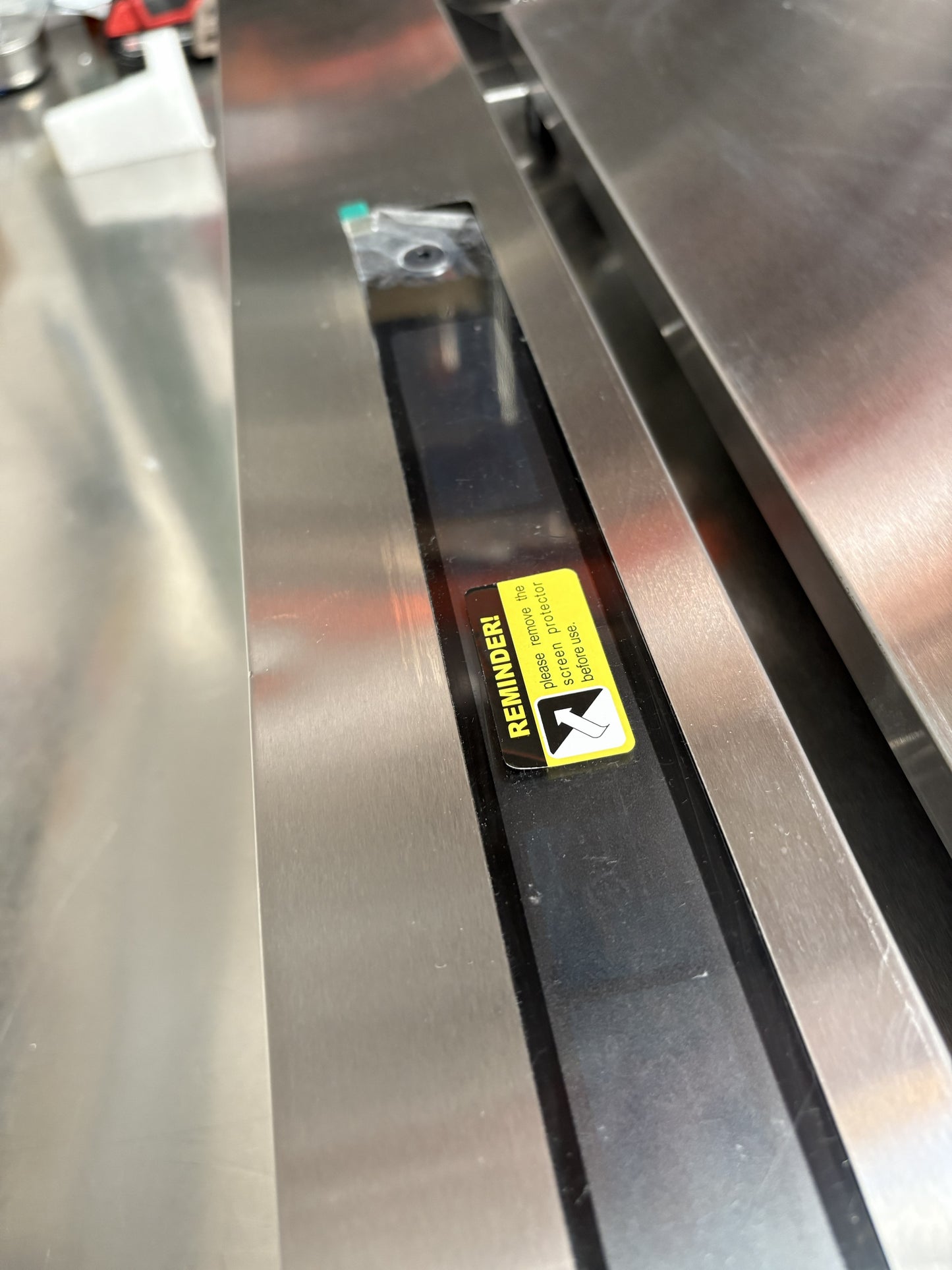 [Dent] Awoco AWC-RH-IT06-GV36 Flush Ceiling Mount Split Insert Range Hood with Voice, Gesture, Touch, Remote Controls, 4-Speed 800 CFM Stainless Steel Hood with 6” Round Vent LED Lights