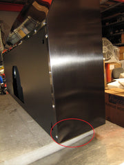 [Dent] Awoco RH-UC7 36” Under Cabinet 7” High Stainless Steel Black Range Hood, 6 Speeds with Gesture Sensing Touch Control
