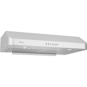 [Dent] Awoco RH-R06-30 Rectangle Vent 6" High Stainless Steel Under Cabinet 4 Speeds 900CFM Range Hood with LED Lights (30"W Rear Vent)