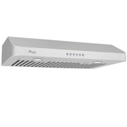 [Crack] Awoco RH-R06-30 Rectangle Vent 6" High Stainless Steel Under Cabinet 4 Speeds 900CFM Range Hood with LED Lights (30"W Rectangle Vent)