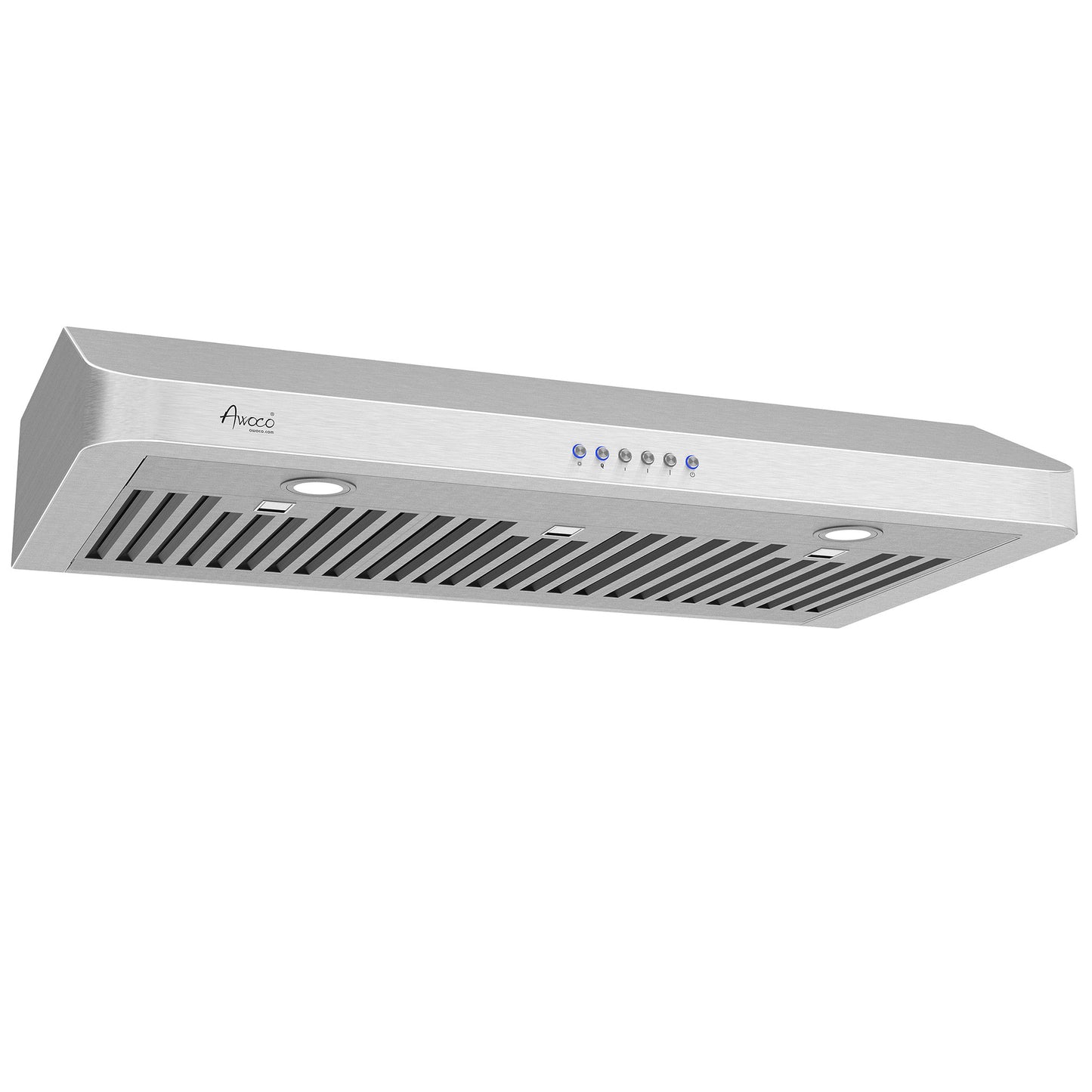 [Dent] Awoco RH-R06-36 Rectangle Vent 6" High Stainless Steel Under Cabinet 4 Speeds 900CFM Range Hood with LED Lights (36"W Rear Vent)