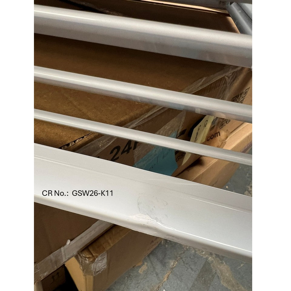 [Refurbished] GSW DF-24P 24” White Powder Coated 4-Way Adjustable Air Diffuser for Evaporative Swamp Cooler, 26” x 26" Mounting Edge (24"x24"x6")